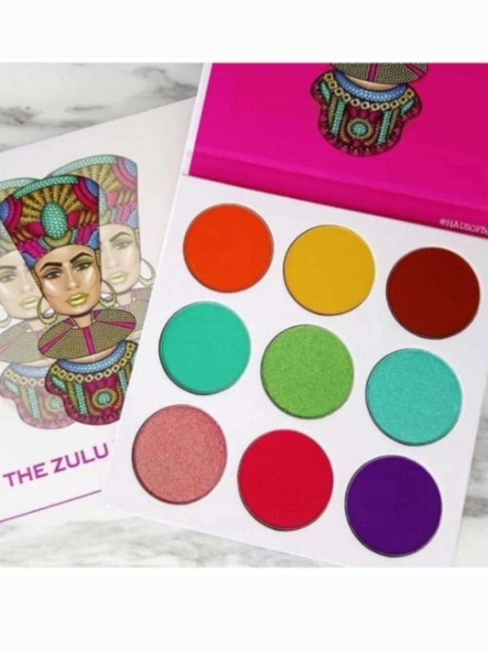 JUVIA'S PLACE 'The Zulu' Eyeshadow Palette - 9 shades - NEVER USED/SWATCHED